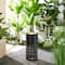 Glitzhome® 23.5" Metal LED Cutout Pattern Outdoor Fountain